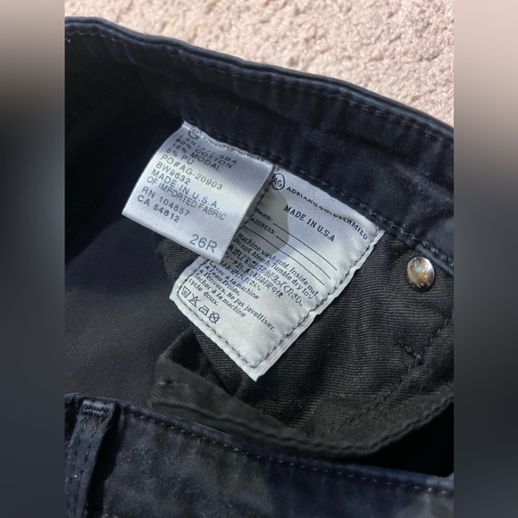 AG Adriano GoldSchmied the Stevie Ankle Slim Straight Leg Jean Size 26R - Picture 4 of 11